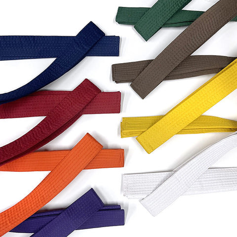 Premium Solid Colored Belt - Double Wrap - 1.75" Width