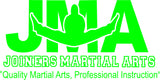 Joiner Martial Arts Black Uniform Set (Front and back logo)