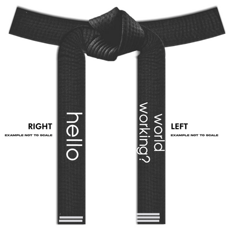 Custom Belts Current - Customer's Product with price 22.95 ID 5l8-8Ycl41DgFopG99L0tJOu - Sparring Sports