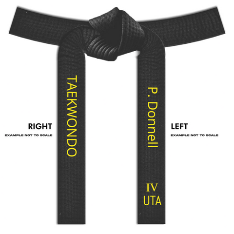 Custom Belts-UTA - Customer's Product with price 24.95 ID _rHpd7DHQNBd0rShFenVrMC5 - Sparring Sports