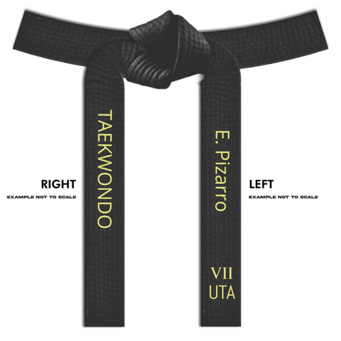 Custom Belts-UTA - Customer's Product with price 24.95 ID VH5e-IGyx8lX0kvtbJm4cVdw - Sparring Sports